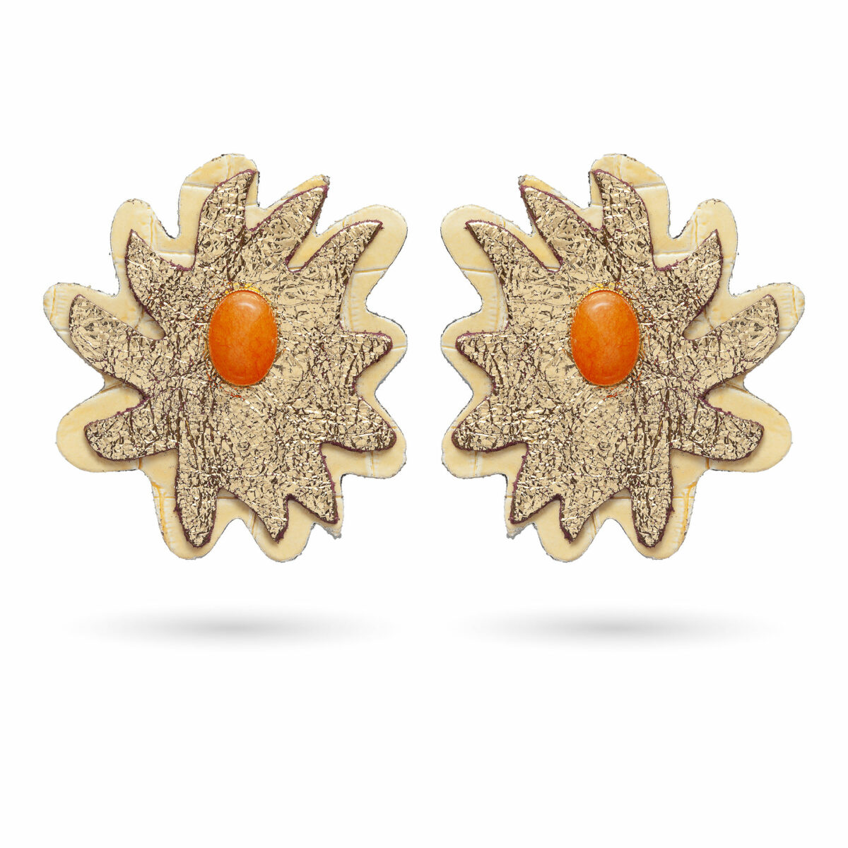 Doria earrings - Orange
