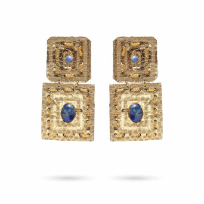 Indira Earrings - Blue