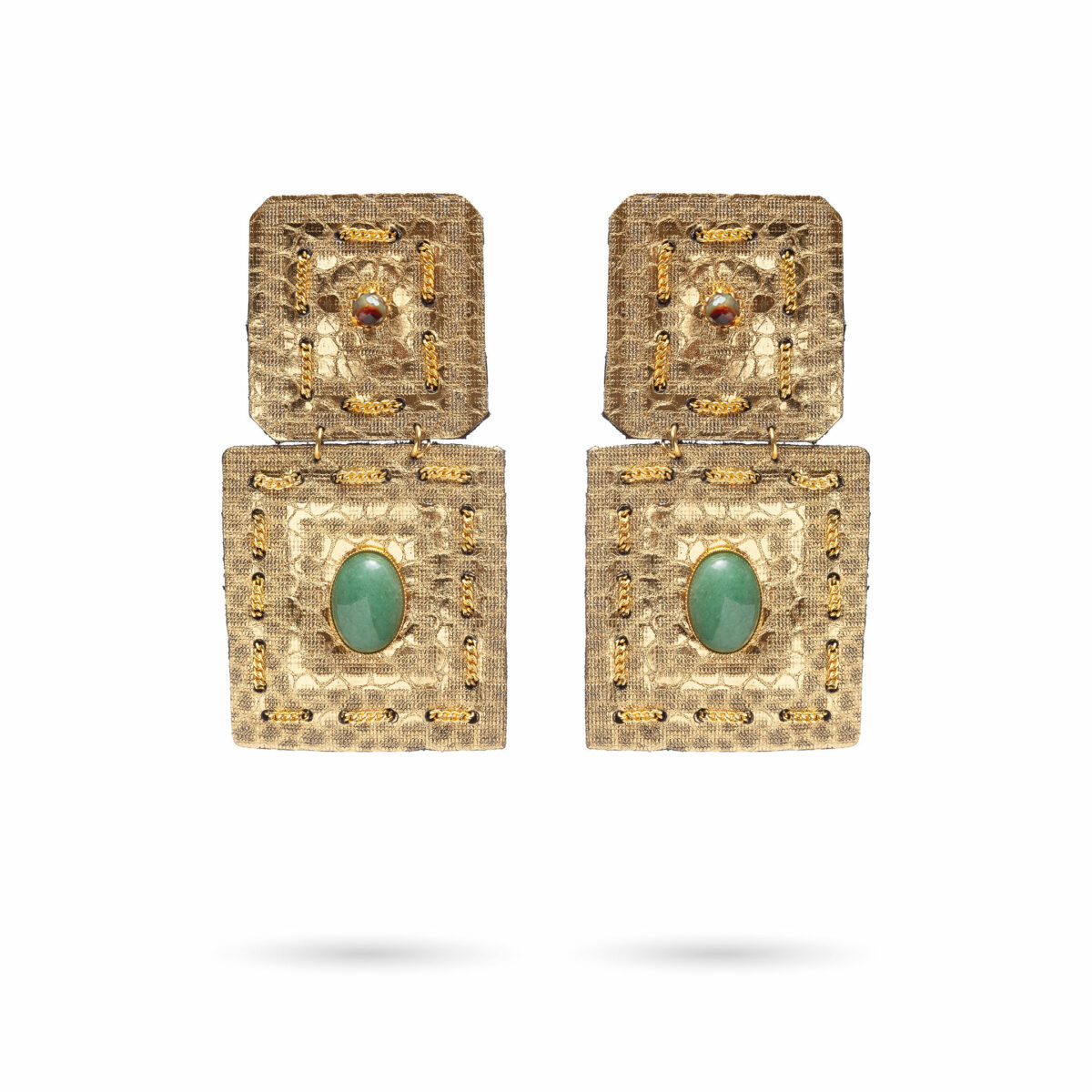Indira Earrings - Green