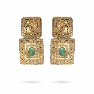 Indira Earrings - Green