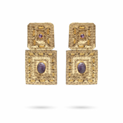 Indira earrings - Violet