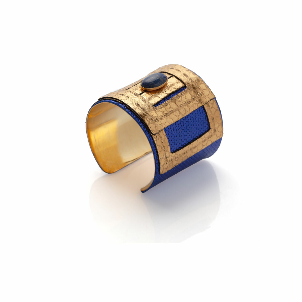 Indira cuff - electric blue