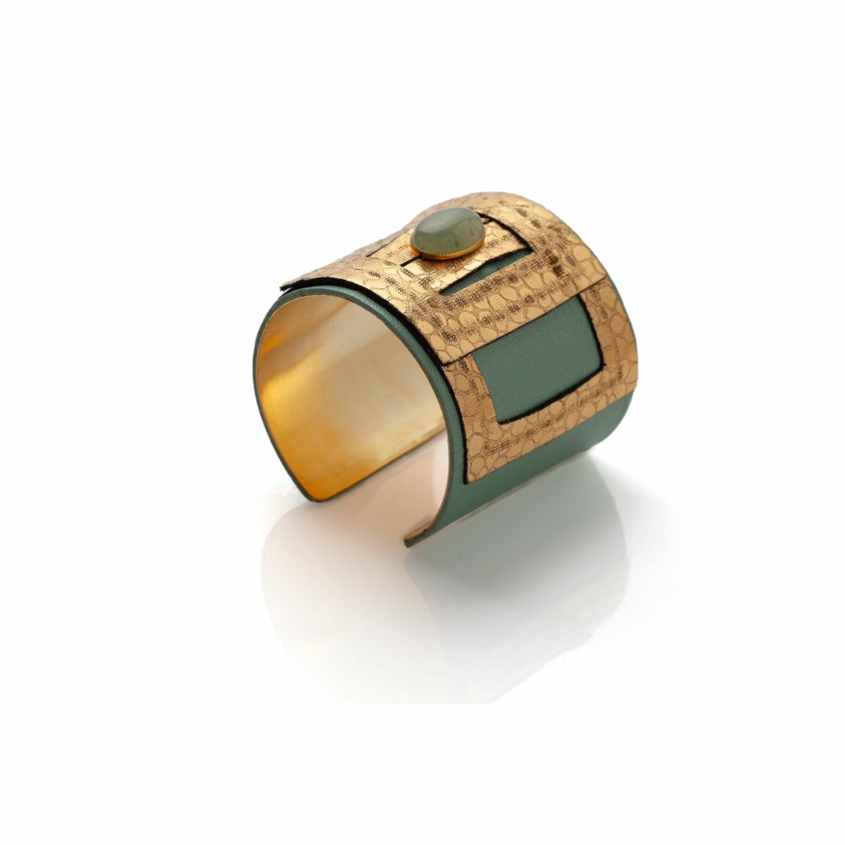 Indira cuff - water green