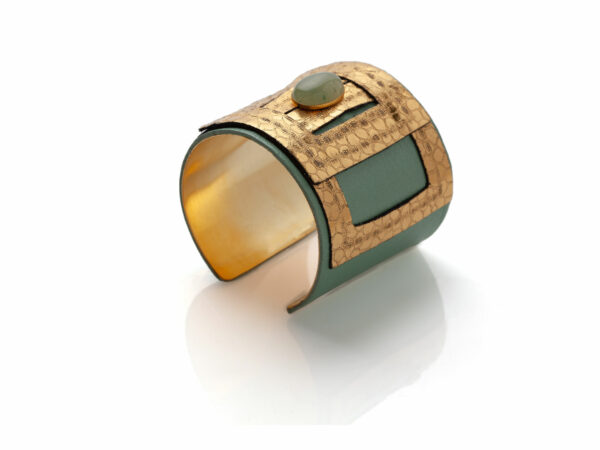 Indira cuff - water green