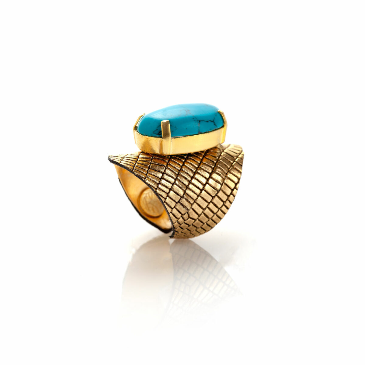 Leyma ring - turquoise
