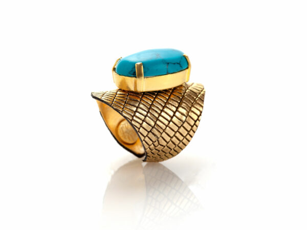Leyma ring - turquoise