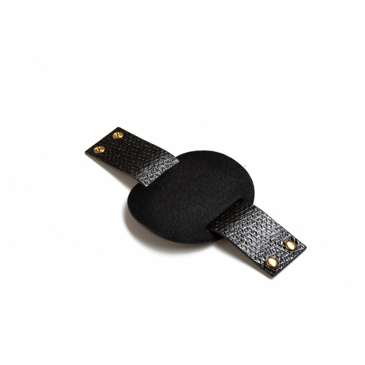 Tarana cuff - black and black pony
