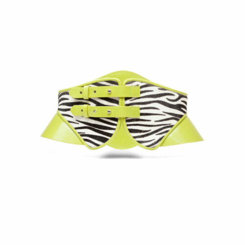 Ceinture Olympe - Zebre Vert Clair