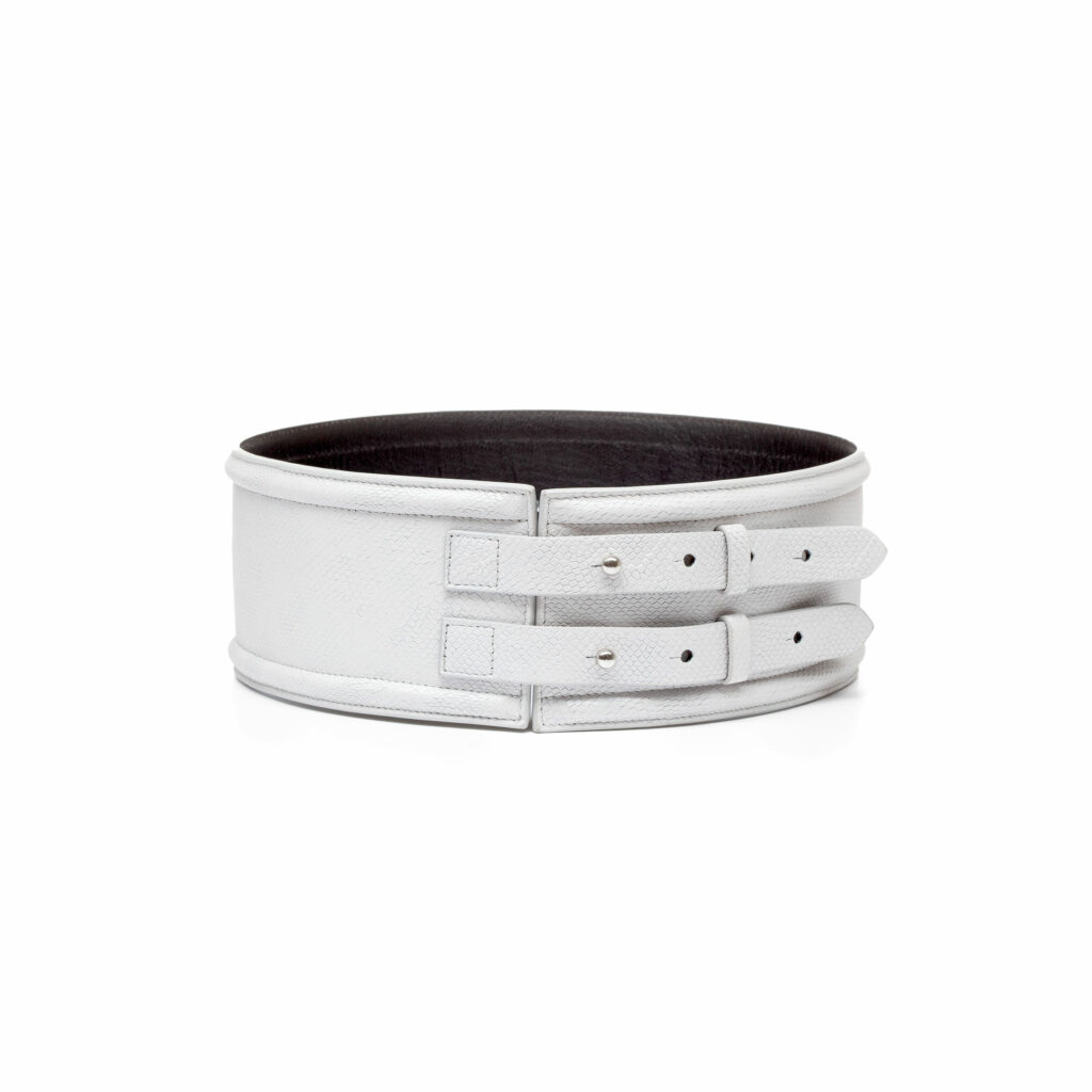 Mary 9CM Belt - White