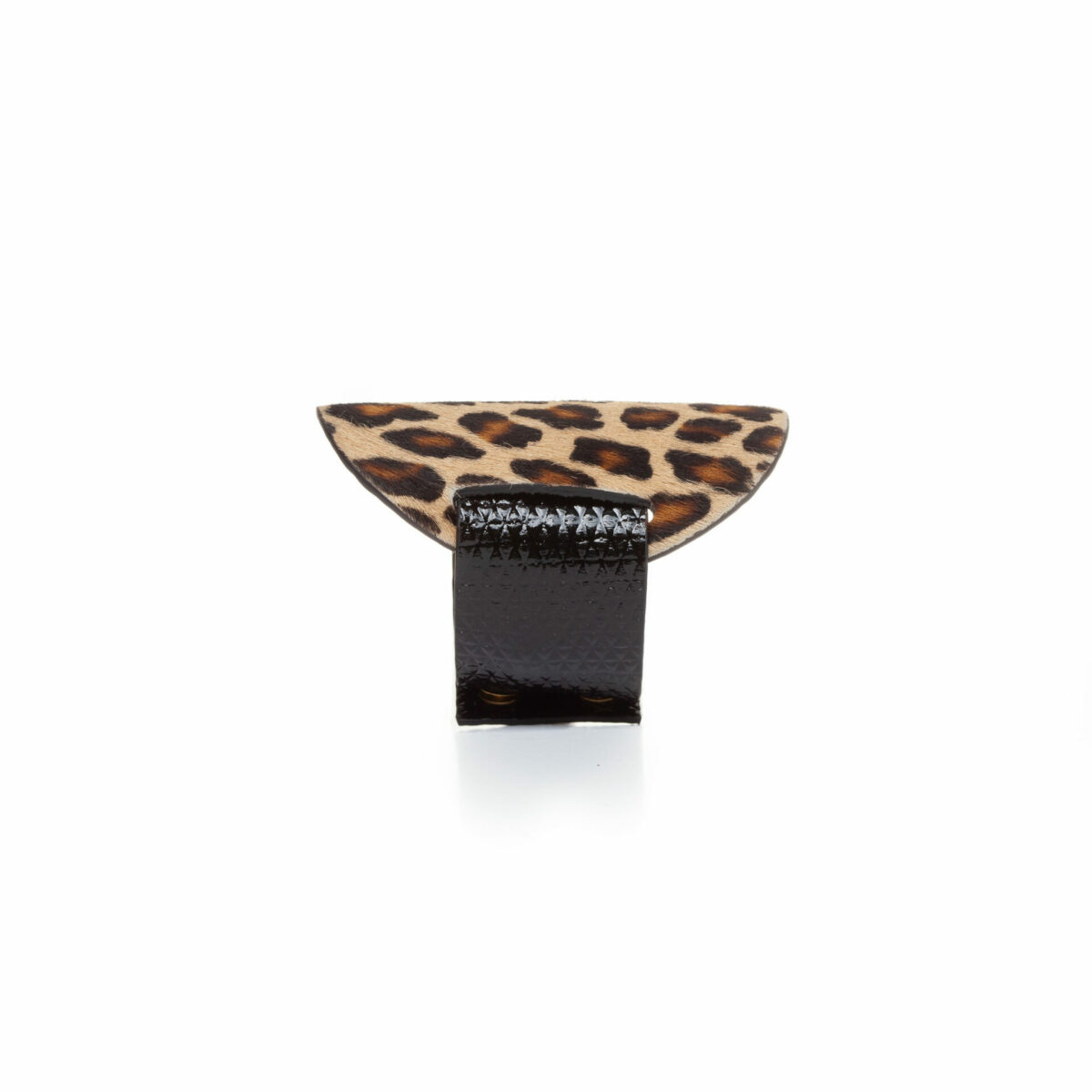 Tarana cuff - Black and leopard