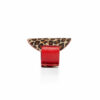 Manchette Tarana - rouge et leopard