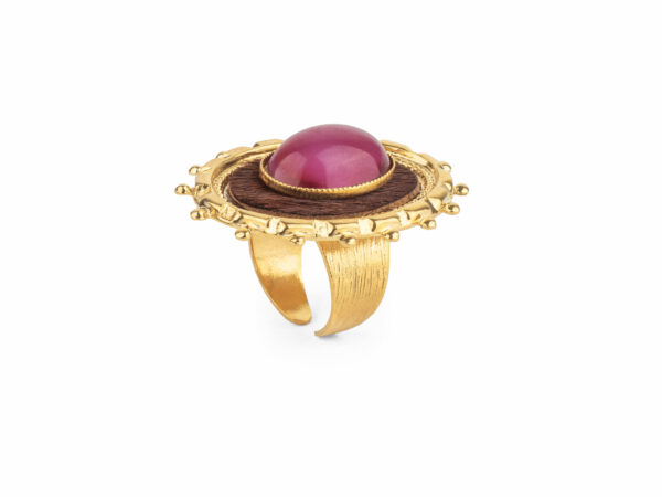 Bague Zaha - Rose Fuschia
