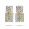 Indira Fauve earrings - Blue