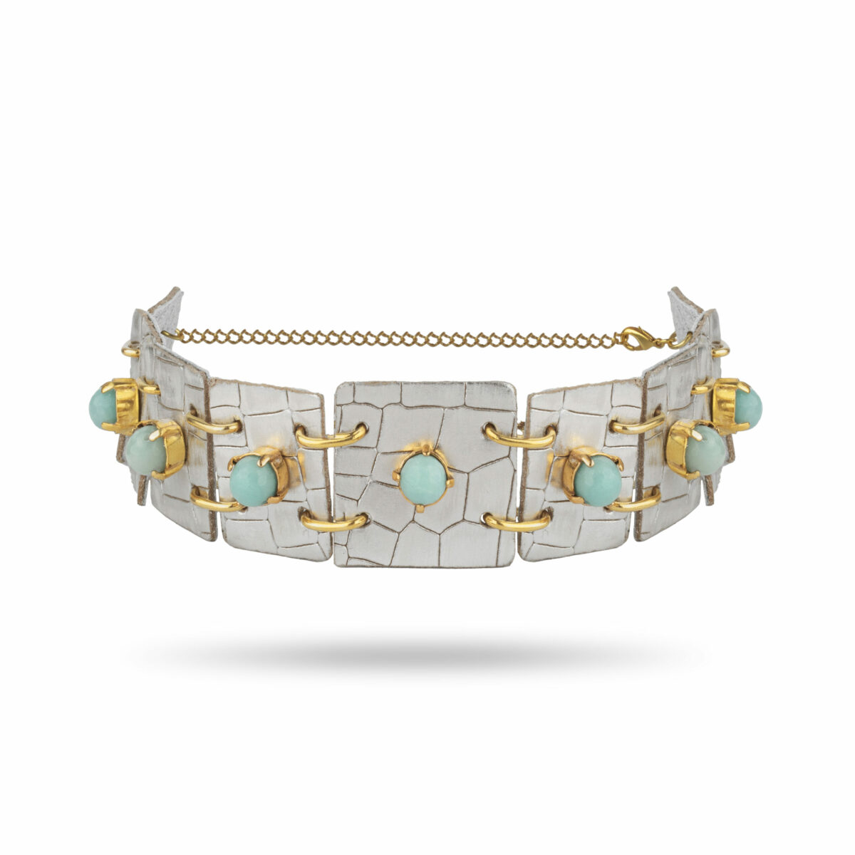 Shocker Indira Fauve Argent - Vert d'Eau